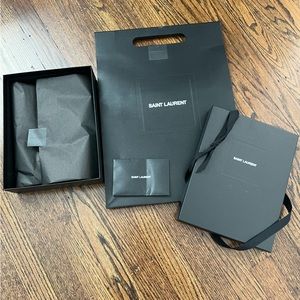 Saint Laurent Gift Box and Paper Bag